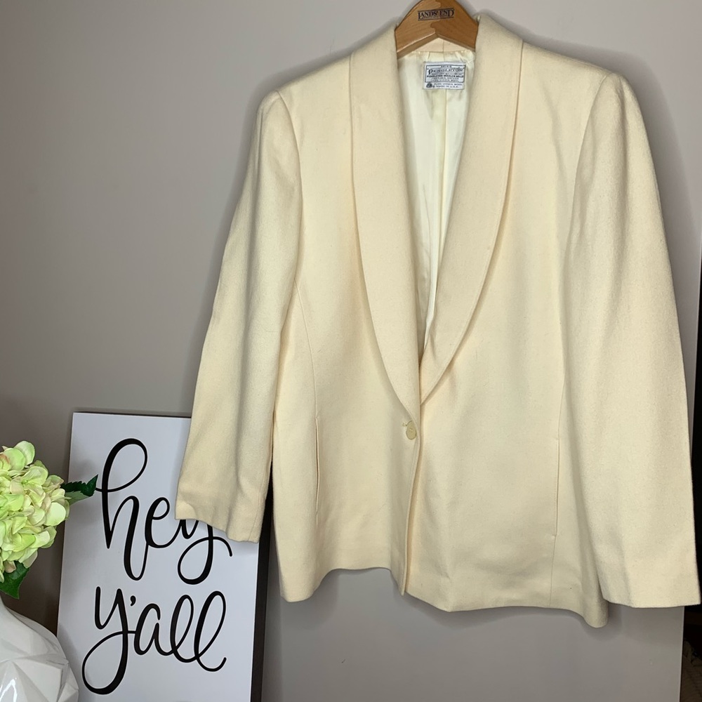 Vintage Miss Pendleton 100% Wool Blazer